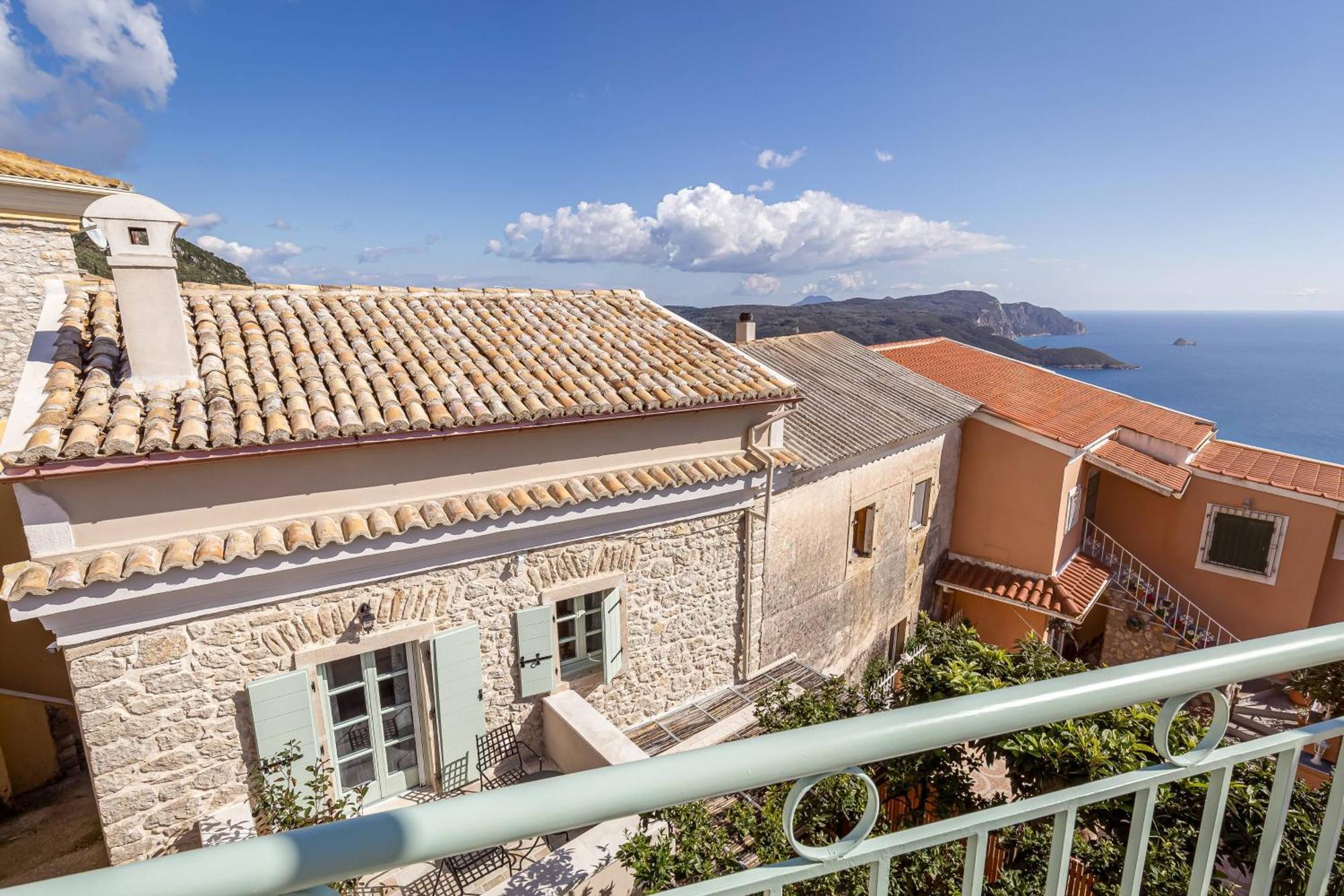 Courtyard Cottage Corfu Lakones ภายนอก รูปภาพ