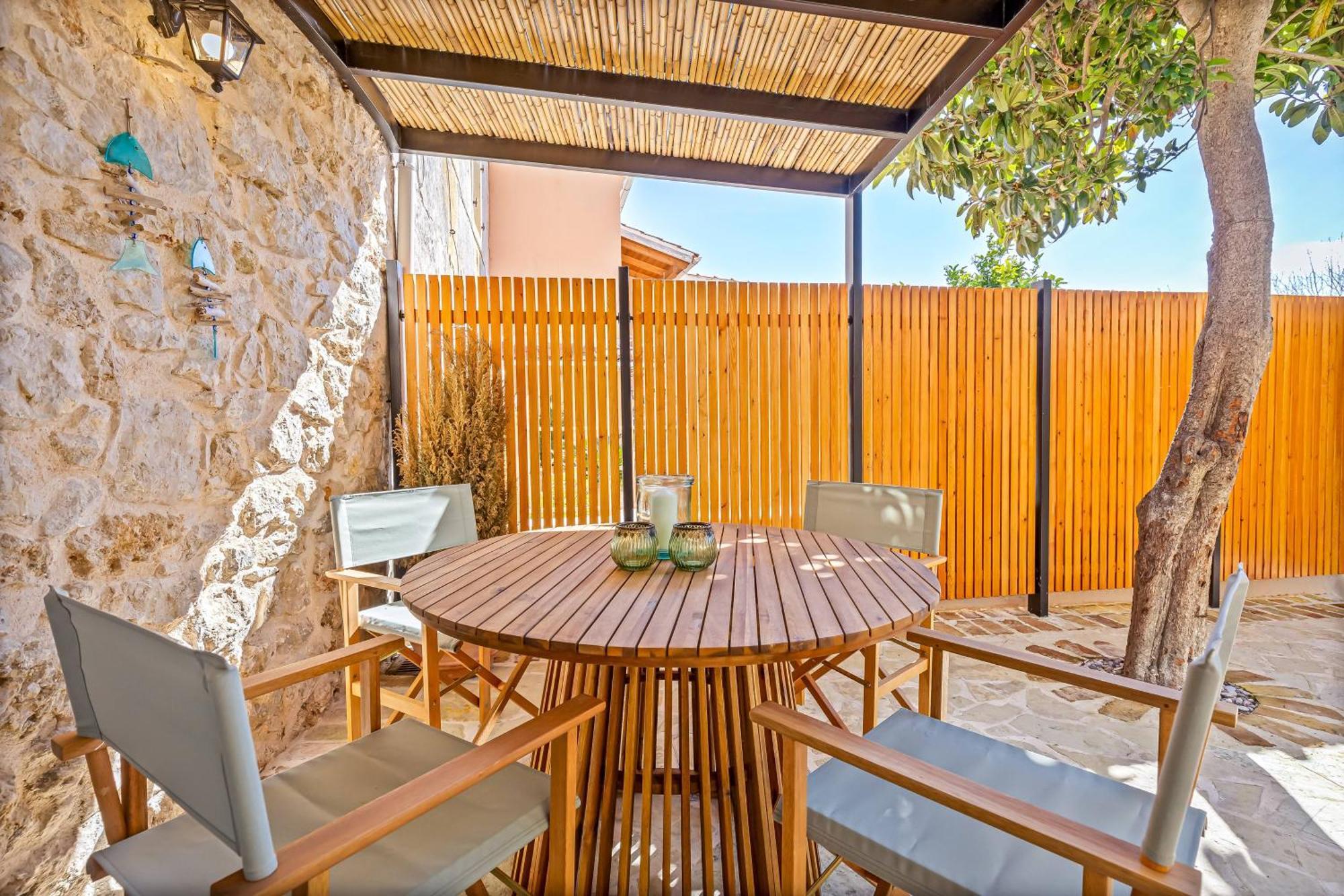 Courtyard Cottage Corfu Lakones ภายนอก รูปภาพ