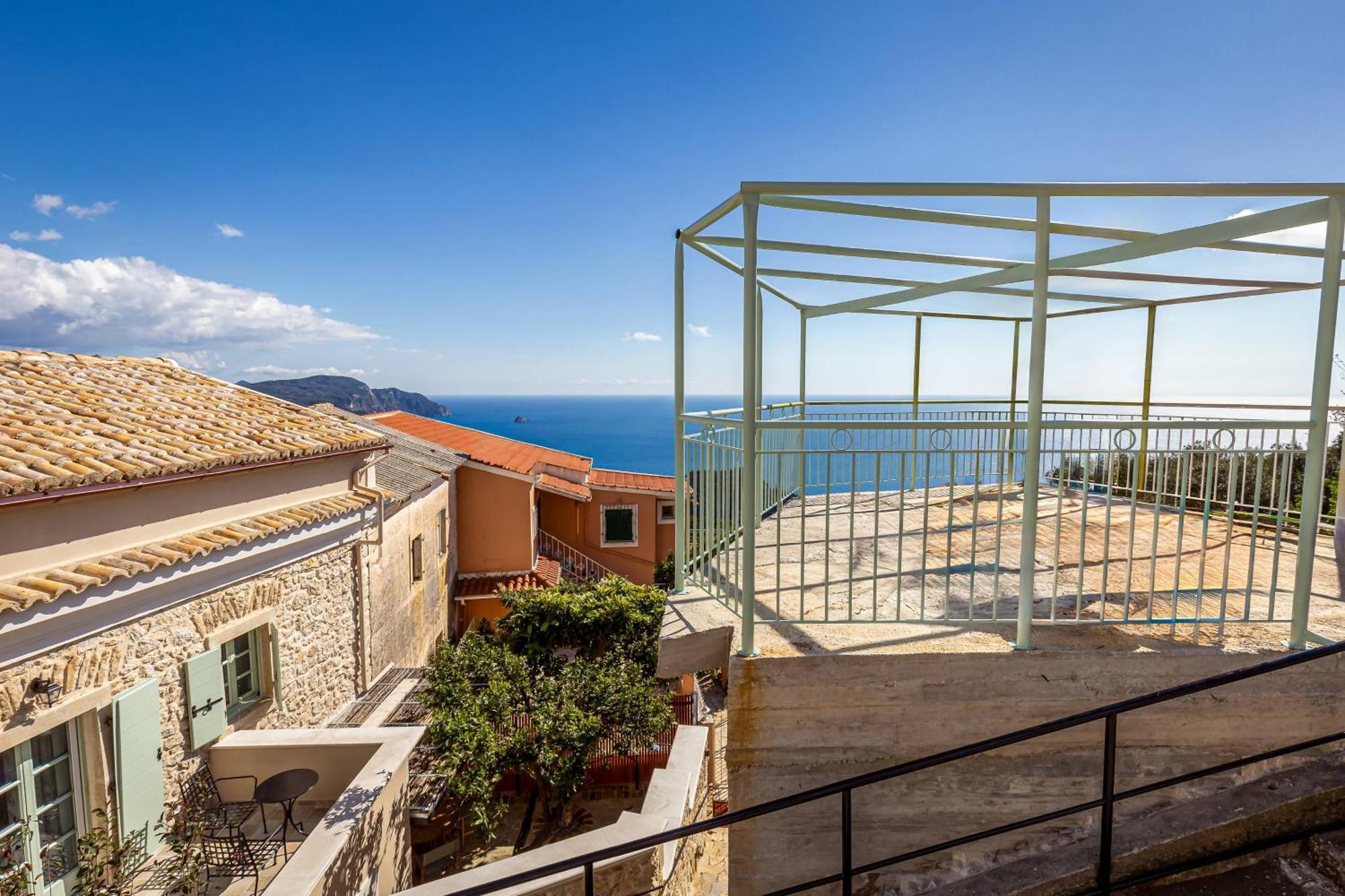 Courtyard Cottage Corfu Lakones ภายนอก รูปภาพ