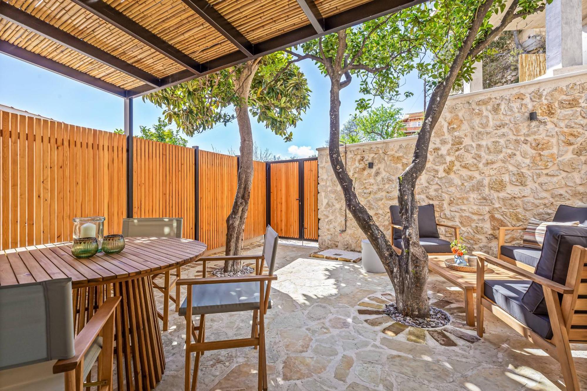 Courtyard Cottage Corfu Lakones ภายนอก รูปภาพ
